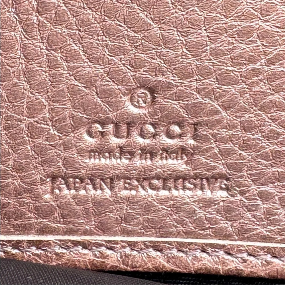 Gucci Soho Chain Strap Shoulder Bag Leather medium it’s 2way with strap &Wallet - Picture 10 of 16